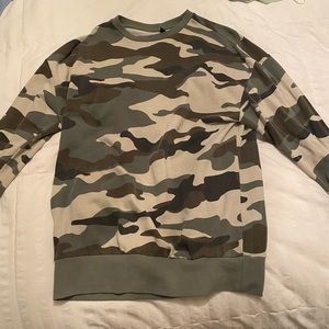 Divided (H&M Brand) Camo Crewneck